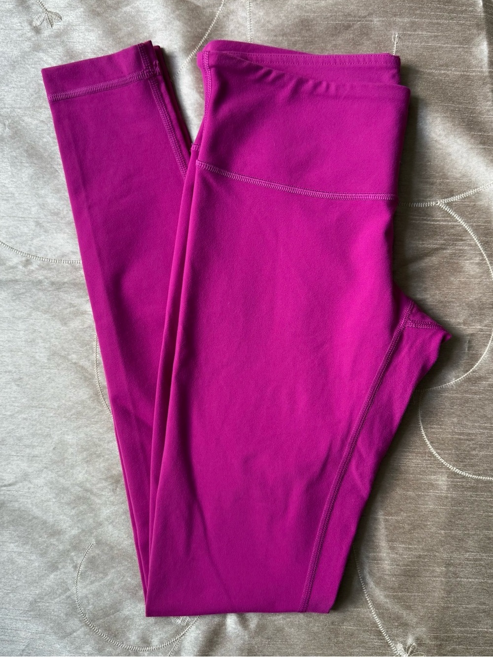 Lululemon Align Nulu High Rise Leggings in Vivid Plum